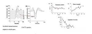 Fig 1：the changes of shrimps NMR relaxaCod quality monitoring in -10 ℃ storage process