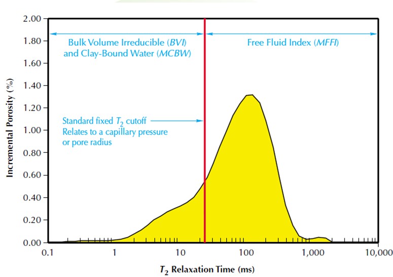 Rock core NMR method and process