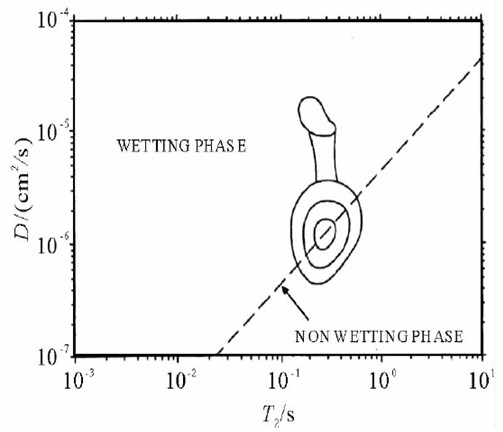 2D time-domain spectrum in low-field NMR