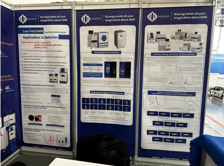 Analytica in Munich 2024: Niumag booth exibits Low field NMR Products and applications - Articles - 3